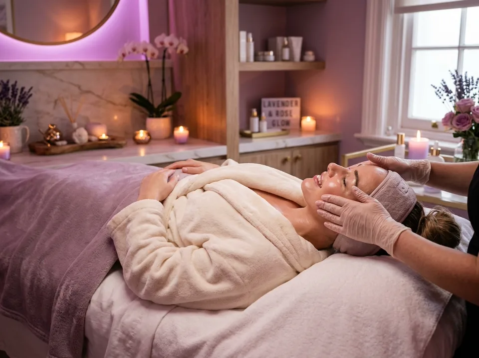 Facial cabina Xie Skin Care y luminosidad en cabina