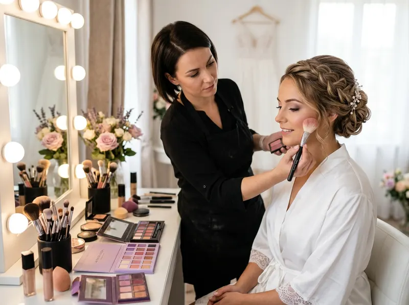 Maquillaje profesional para novia